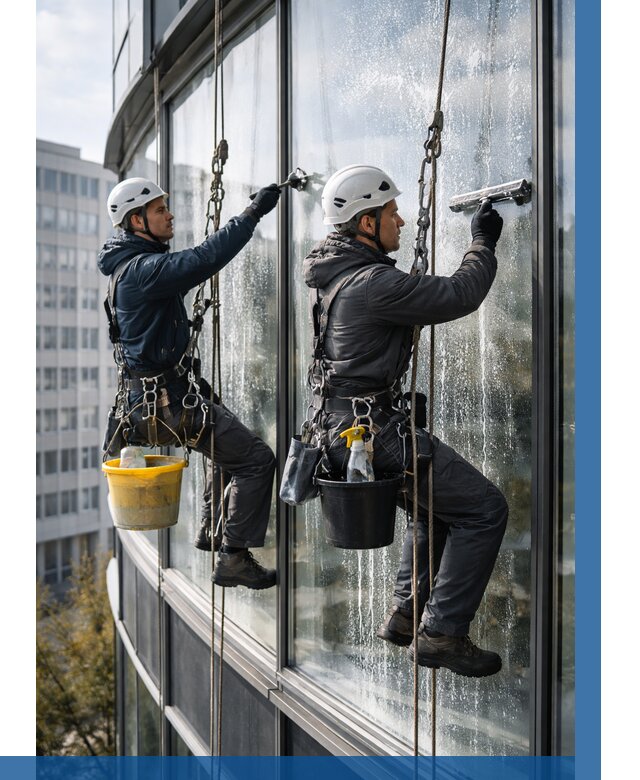 Мойка панорамных окон в Ефремах от 359 р. заказать у ВЫСОТНИК-Фрм