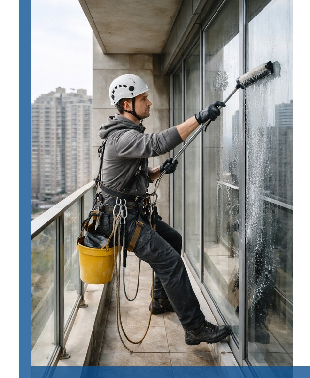 Профессиональная мойка балконного остекления в Ефремах