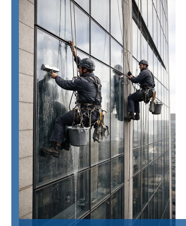 Профессиональная мойка стеклянных фасадов зданий в Ефремах