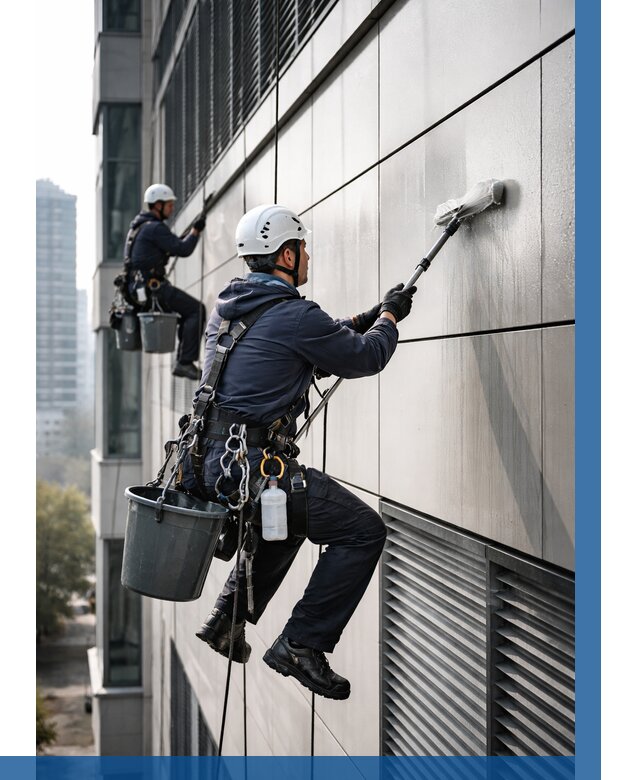 Мойка вентилируемого фасада в Ефремах от 256 р. | ВЫСОТНИК-Фрм