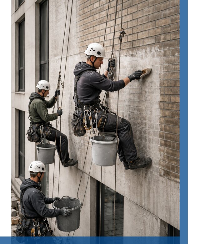 Удаление высолов с фасада в Ефремах от 256 р. | ВЫСОТНИК-Фрм