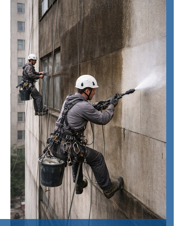 Очистка фасада от копоти в Ефремах от 256 р. | ВЫСОТНИК-Фрм