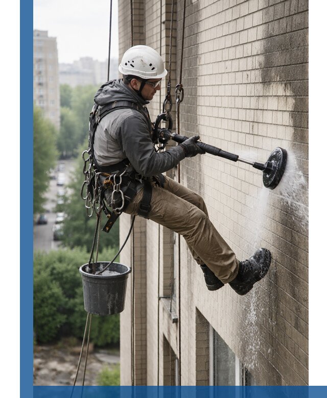 Очистка фасада от копоти в Ефремах профессионально и безопасно