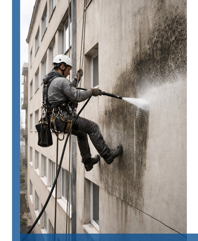 Профессиональная очистка фасадов от плесени в Ефремах