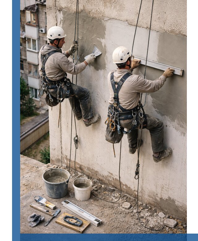 Комплексный ремонт штукатурного фасада с гарантией в Ефремах