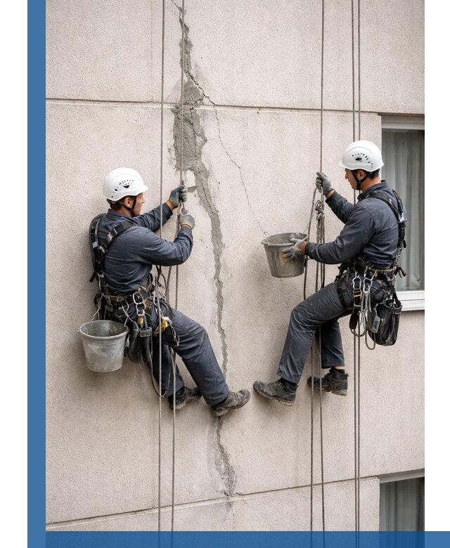 Заделка трещин на фасаде в Ефремах с гарантийным ремонтом