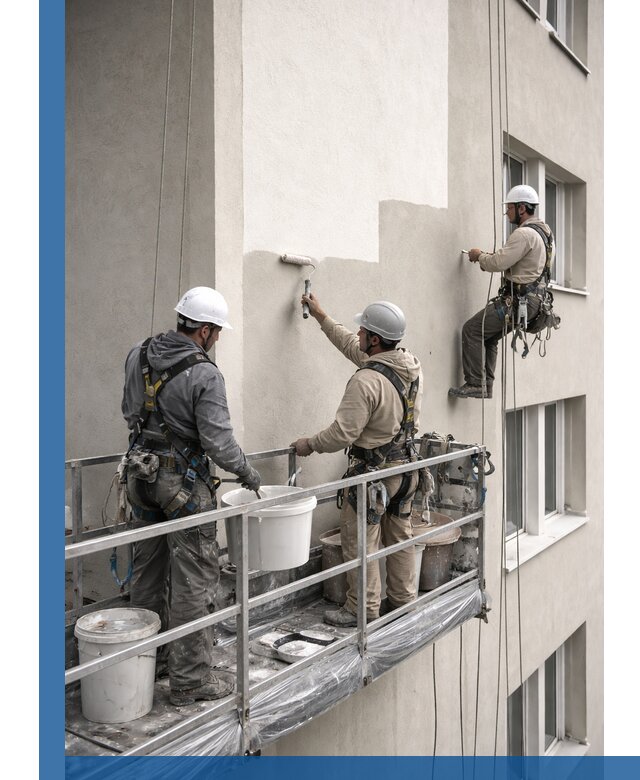 Покраска оштукатуренного фасада в Ефремах под ключ с гарантией