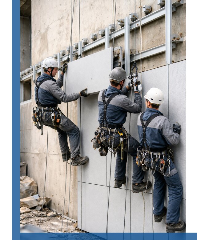 Монтаж вентилируемого фасада в Ефремах под ключ с гарантией качества