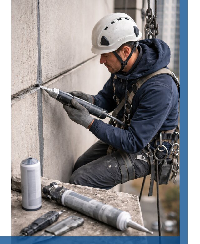 Вторичная герметизация швов в Ефремах от 461 р. | ВЫСОТНИК-Фрм