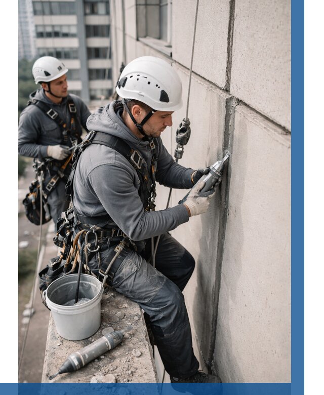 Ремонт деформационных швов здания в Ефремах от 1025 р. | ВЫСОТНИК-Фрм