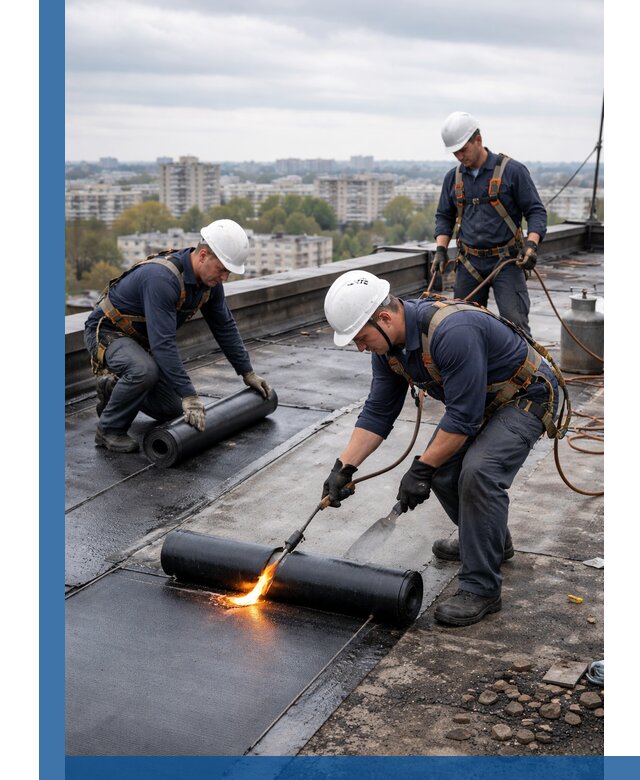 Ремонт наплавляемой кровли в Ефремах качественно и надежно