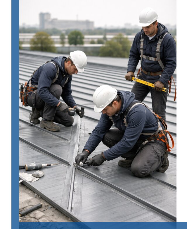 Ремонт фальцевой кровли в Ефремах срочно и качественно