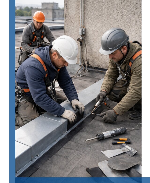 Ремонт кровельных примыканий в Ефремах профессионально