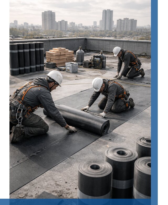 Монтаж мягкой кровли под ключ в Ефремах от 461 р. | ВЫСОТНИК-Фрм