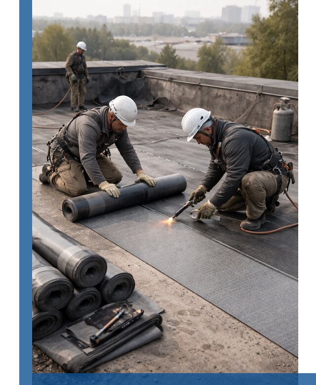 Монтаж мягкой кровли в Ефремах профессионально и надежно