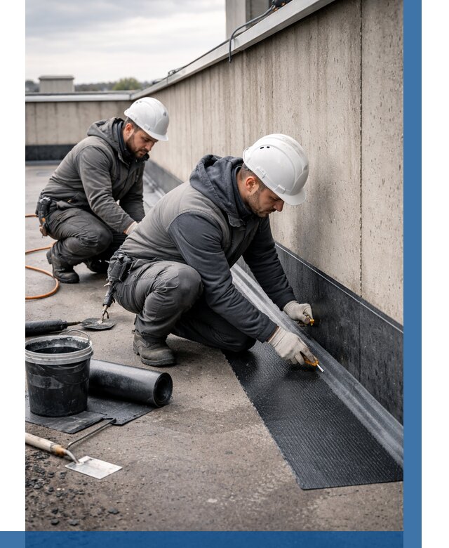 Гидроизоляция примыканий на кровле в Ефремах от 922 р. | ВЫСОТНИК-Фрм