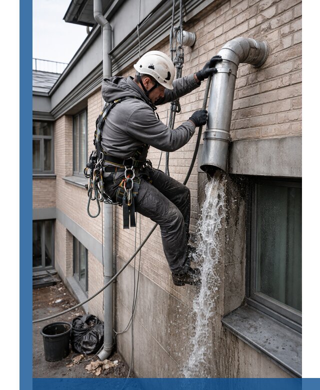 Профессиональная прочистка водосточных труб в Ефремах с гарантией