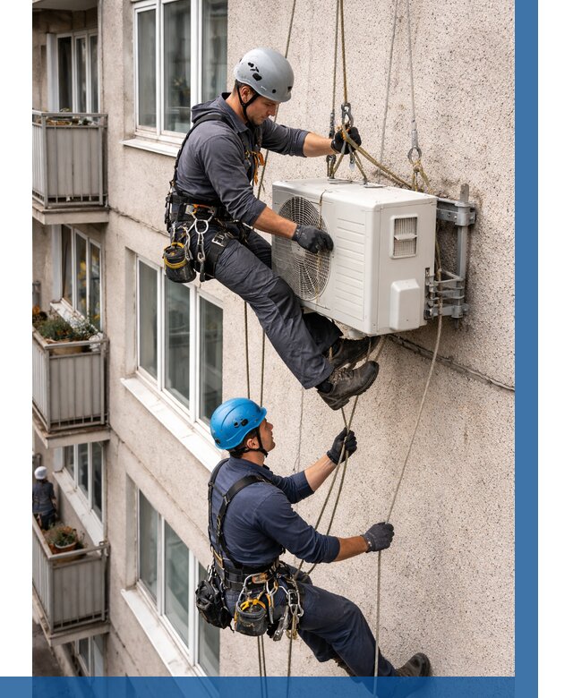 Перенос внешнего блока кондиционера в Ефремах от 9221 р.| ВЫСОТНИК-Фрм