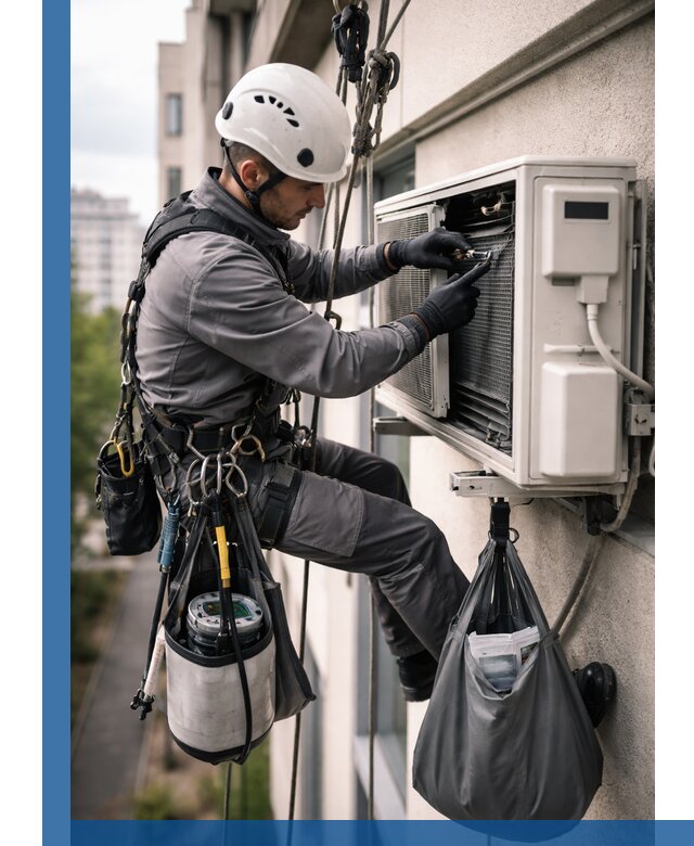 Обслуживание внешнего блока кондиционера в Ефремах профессионально