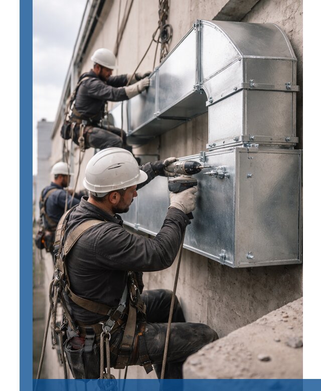 Профессиональный монтаж вентиляционных коробов в Ефремах под ключ