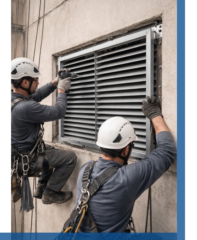 Монтаж вентиляционных решеток в Ефремах от 4610 р. | ВЫСОТНИК-Фрм