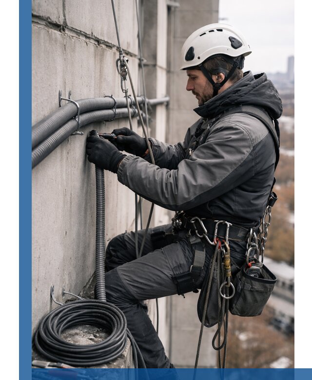 Профессиональный монтаж гофры для кабеля в Ефремах с гарантией