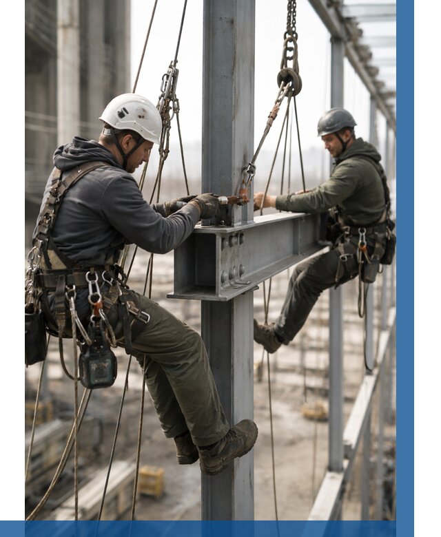 Монтаж металлоконструкций на высоте в Ефремах от 3586 р. | ВЫСОТНИК-Фрм