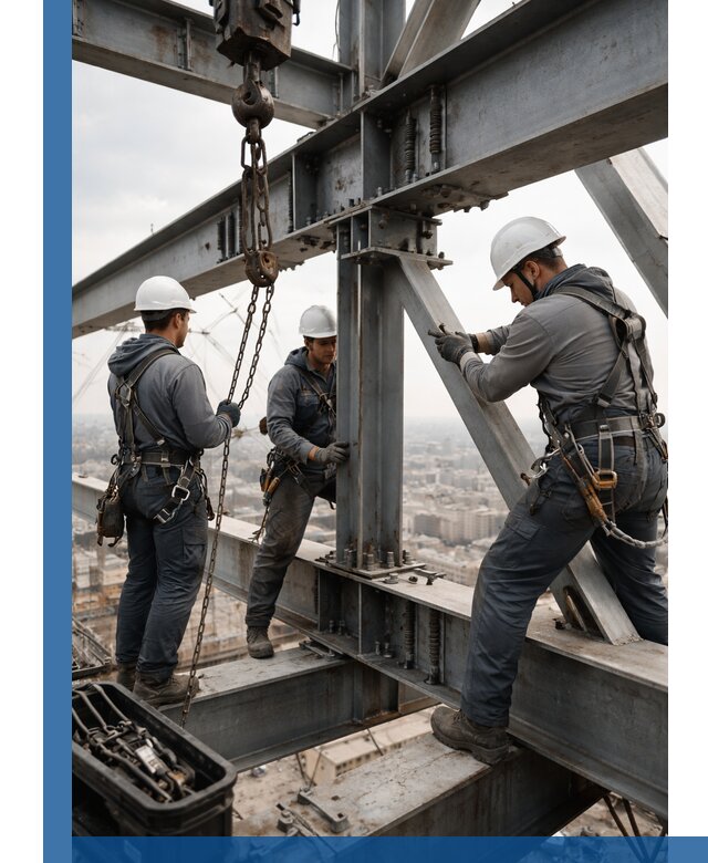 Профессиональный монтаж металлоконструкций на высоте в Ефремах