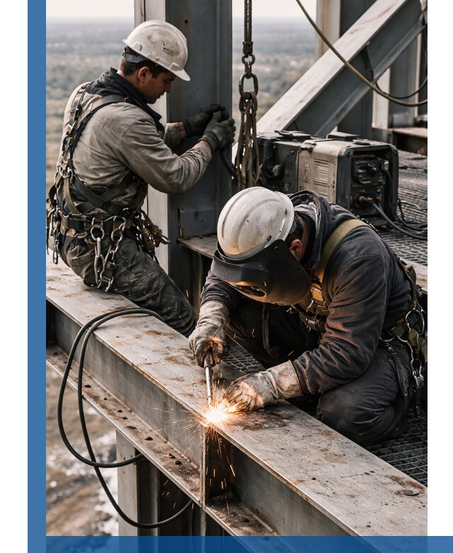 Высотные сварочные работы в Ефремах для промышленных объектов