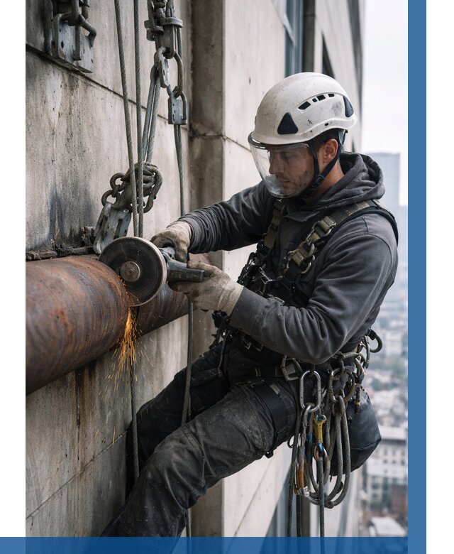 Резка металла на высоте в Ефремах по цене от 4610 р. | ВЫСОТНИК-Фрм