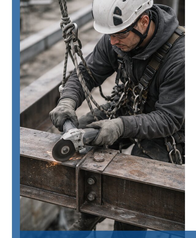 Резка металла на высоте в Ефремах для зданий и конструкций