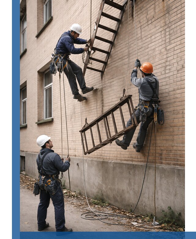 Демонтаж пожарной лестницы в Ефремах быстро и безопасно