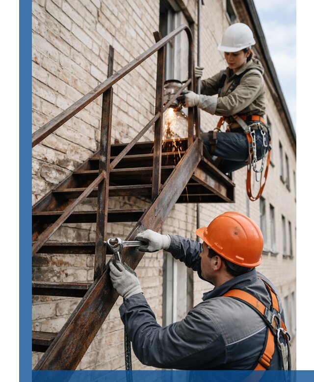 Ремонт и восстановление пожарных лестниц с выездом в Ефремах