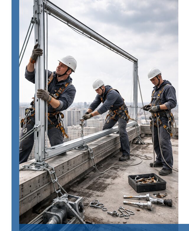 Монтаж крышных рекламных конструкций под ключ в Ефремах