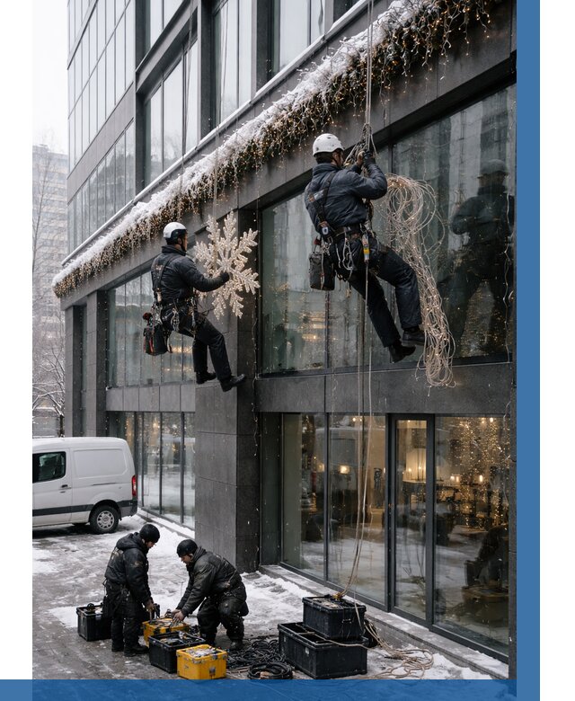 Демонтаж новогоднего оформления в Ефремах от 5635 р. | ВЫСОТНИК-Фрм