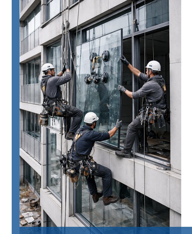 Фасадное остекление и монтаж витражей зданий в Ефремах под ключ