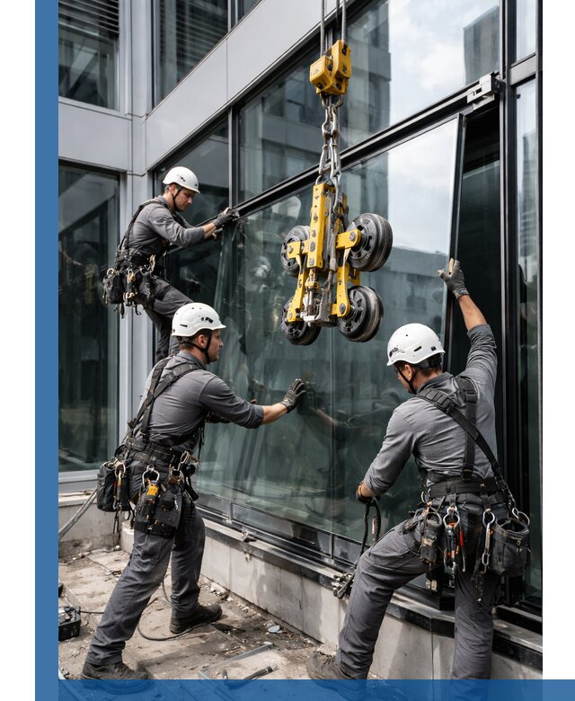 Структурное остекление фасадов в Ефремах монтаж и обслуживание