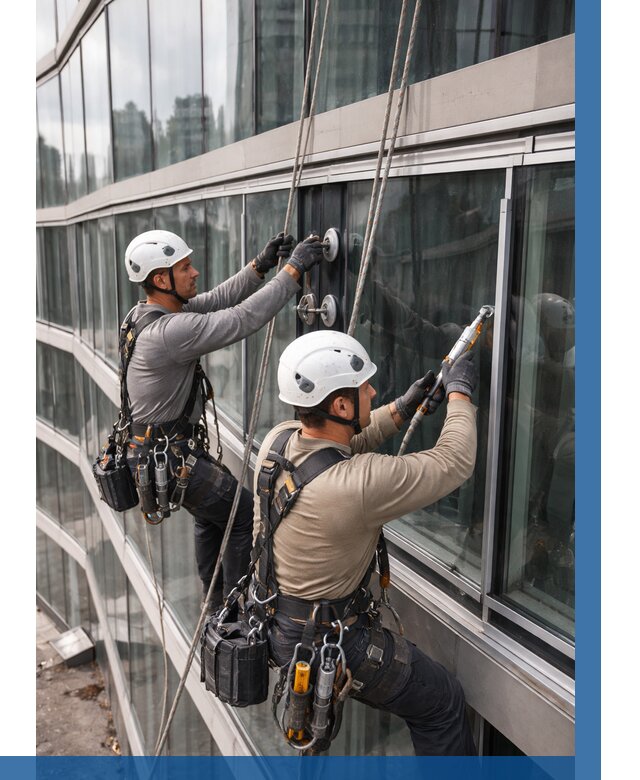 Радиусное остекление фасада в Ефремах от 12294 р. | ВЫСОТНИК-Фрм