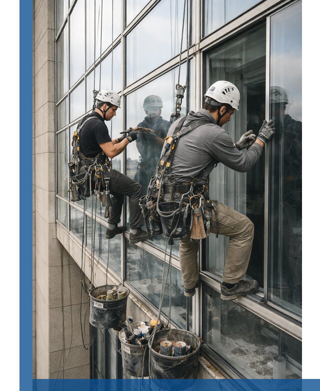 Ремонт витражных конструкций и фасадного остекления в Ефремах