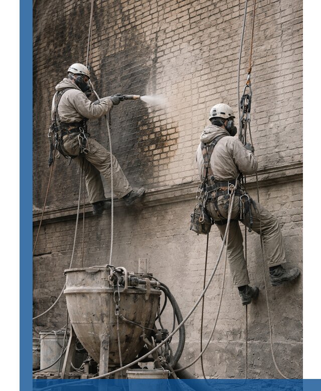 Пескоструйная очистка фасадов в Ефремах профессионально