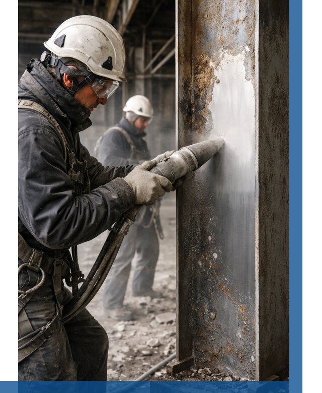 Удаление старой краски с металла в Ефремах от 461 р. | ВЫСОТНИК-Фрм