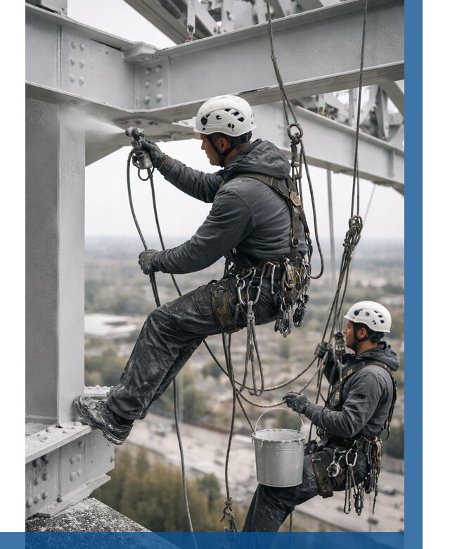 Покраска металлоконструкций на высоте в Ефремах 359 р |ВЫСОТНИК-Фрм