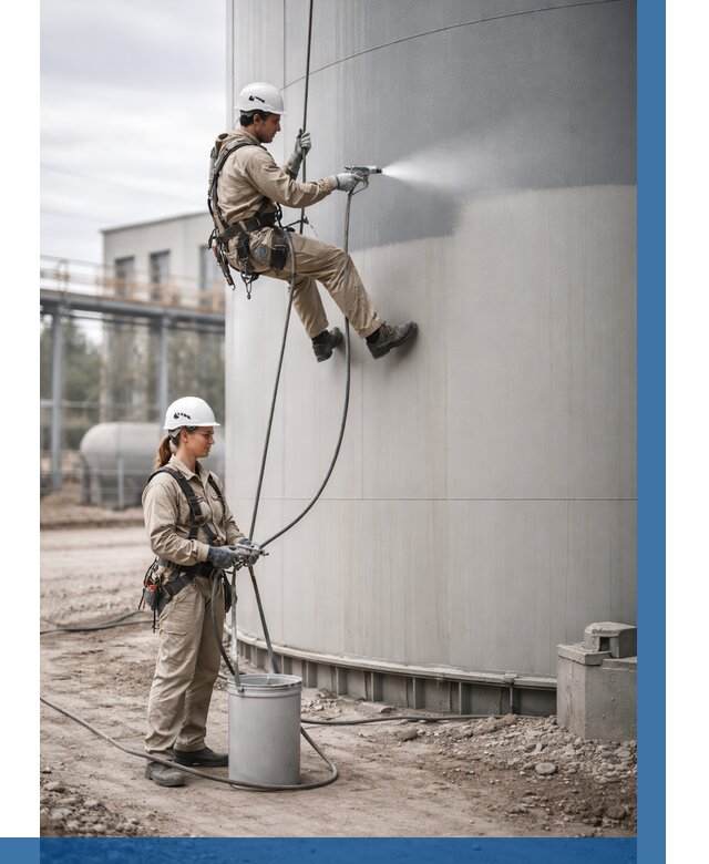 Покраска резервуаров в Ефремах от 1229 р. | ВЫСОТНИК-Фрм — заказать