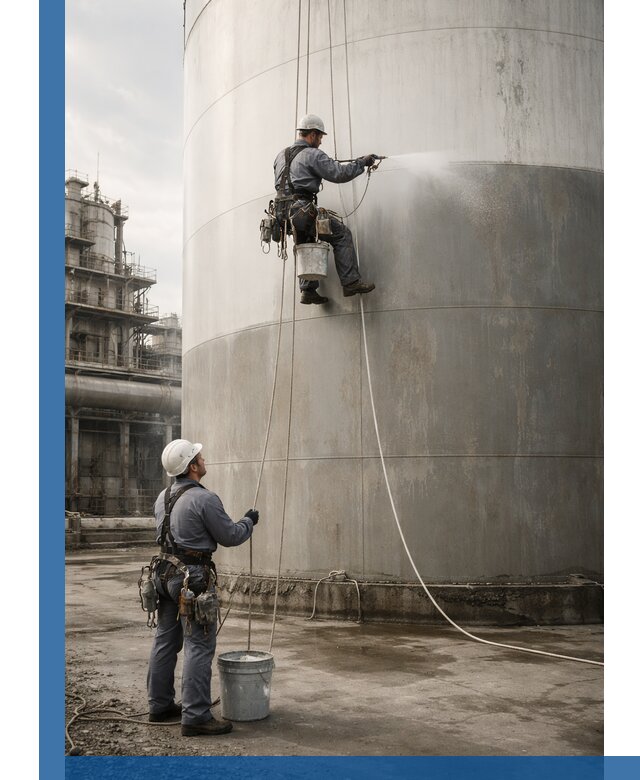 Покраска стальных резервуаров и емкостей в Ефремах профессионально