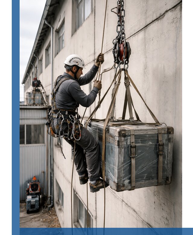 Подъем грузов на высоту в Ефремах для промышленных объектов