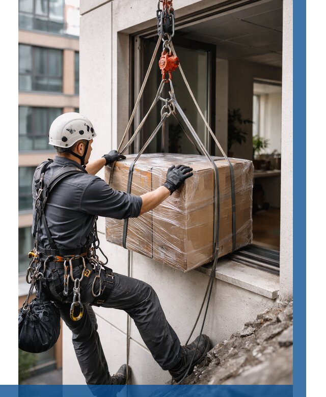 Подъем груза через окно в Ефремах от 4610 р. | ВЫСОТНИК-Фрм