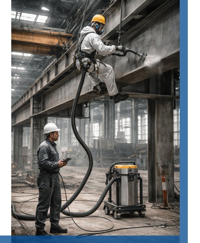 Обеспыливание конструкций в цехе в Ефремах от 4303 р. | ВЫСОТНИК-Фрм