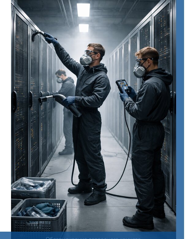 Обеспыливание серверной комнаты в Ефремах от 4610 р. | ВЫСОТНИК-Фрм