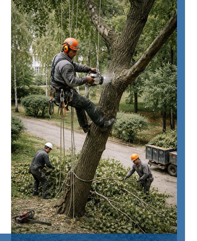 Кронирование деревьев в Ефремах от 6659 р. | ВЫСОТНИК-Фрм