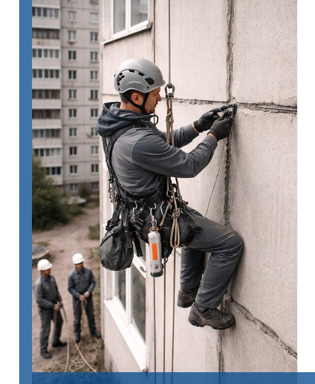 Обследование межпанельных швов и герметизация в Ефремах